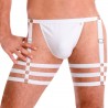 Cueca Jockstrap Sexy Especial 3 Cinta Ousada Branca Picante