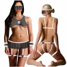 Kit Fantasia Police Sensual com Algemas Plugada