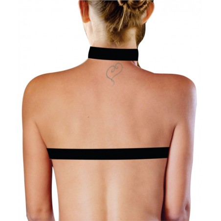 Harness Top Alto em CouroEco Arreio Especial Arnês Sexy