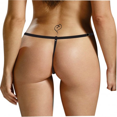 Harness Calcinha Asas em CouroEco Arnês Sexy Arreio Ousado