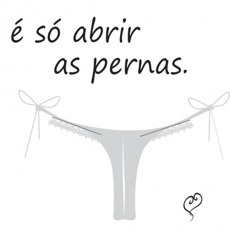 Calcinha Esposa Feliz inNamorata Convidativa Provocante